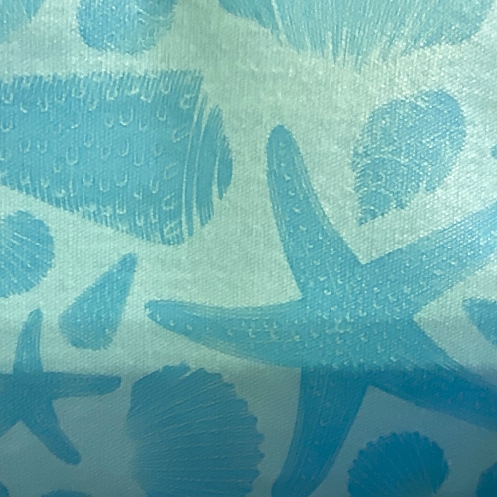 Crabtree & Evelyn Summer Sea Shell, Blue Travel Bag/Cosmetic Bag - Picture 10 of 15